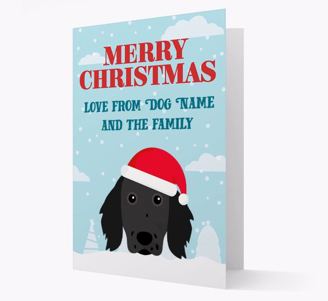 Love From the Family: Personalised {breedFullName} Christmas Card